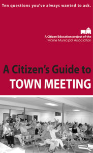 A Citizen's Guide to Town Meeting
